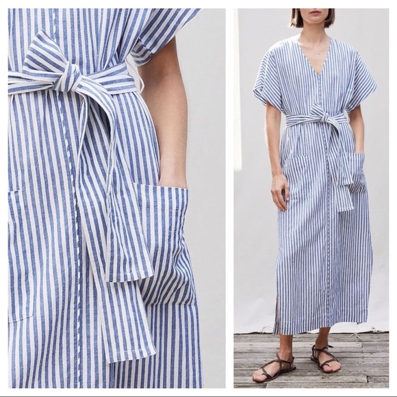 Apiece Apart Saona Dress Marseille - Picture 2 of 10